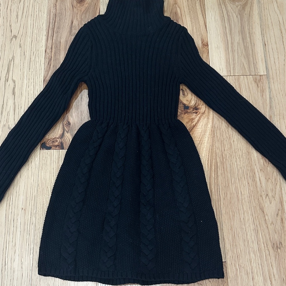 Black Knit Kids sweater  Dress